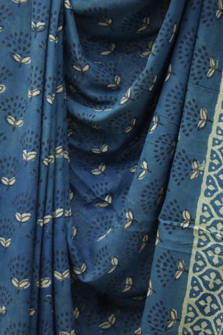 Indigo HBP Modal Silk Saree-SRIMSS337