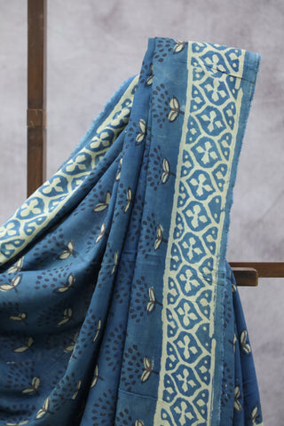 Indigo HBP Modal Silk Saree-SRIMSS337