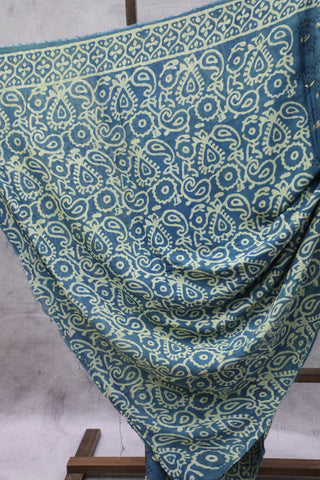 Indigo HBP Modal Silk Saree-SRIMSS337