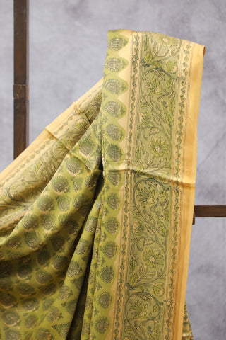 Moss Green HBP Modal Silk Saree - SRMGMSS51EX