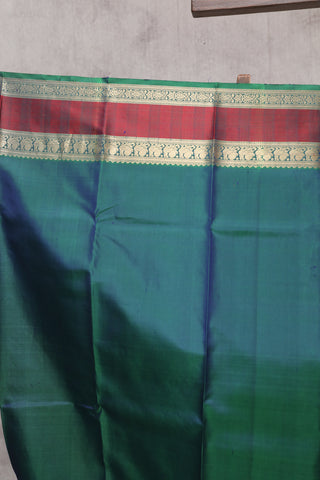 Navy Blue Kanjeevaram Silk Saree-SRNBKSS272