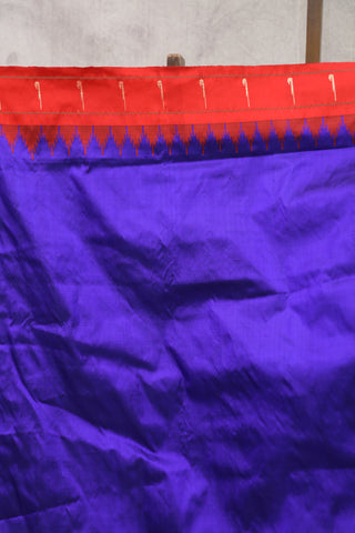 Midnight Silk Paithani Saree - SRMSPS477