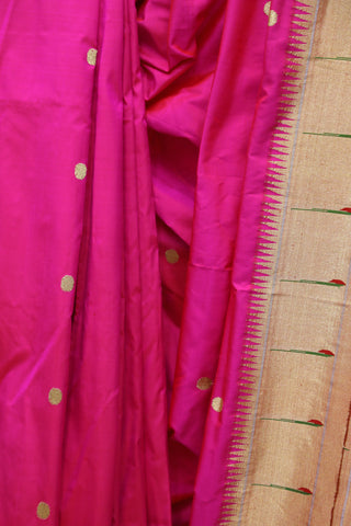 Pink Silk Paithani Saree - SRPSPS475