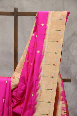 Pink Silk Paithani Saree - SRPSPS475