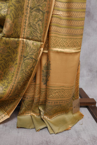 Moss Green HBP Modal Silk Saree-SRMGMSS275