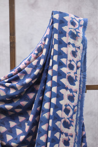 Blue HBP Modal Silk Saree-SRBMSS313