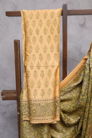 Moss Green HBP Modal Silk Saree-SRMGMSS275