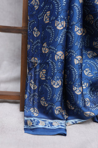 Blue HBP Modal Silk Saree-SRBMSS279