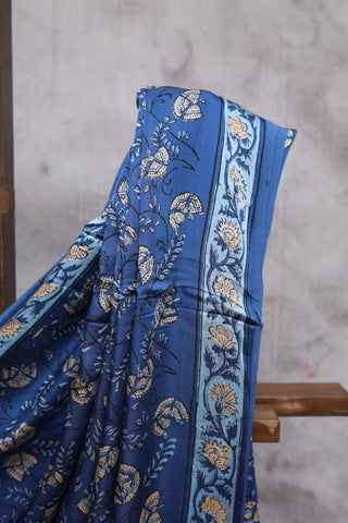 Blue HBP Modal Silk Saree-SRBMSS279