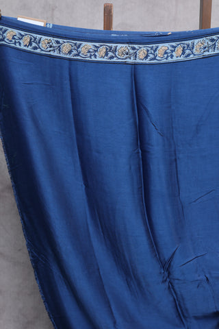 Blue HBP Modal Silk Saree-SRBMSS279