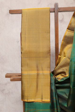 Green Kanjeevaram Silk Saree-SRGKSS354