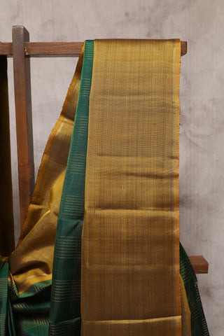 Green Kanjeevaram Silk Saree-SRGKSS354