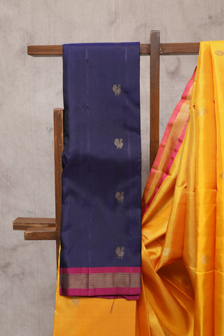 Yellow Kanjeevaram Silk Saree-SRYKSS360