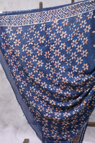 Blue HBP Modal Silk Saree-SRBMSS315