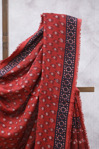 Red HBP Modal Silk Saree-SRRMSS328