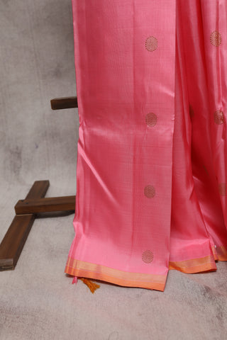 Baby Pink Kanjeevaram Silk Saree-SRBPKSS412