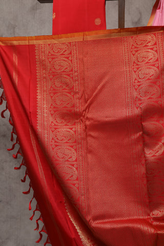 Baby Pink Kanjeevaram Silk Saree-SRBPKSS412