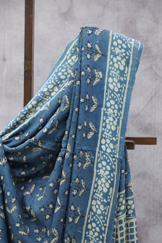 Blue HBP Modal Silk Saree-SRBMSS354