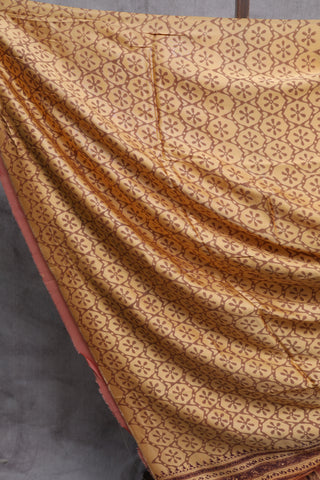 Peach HBP Modal Silk Saree-SRPMSS292