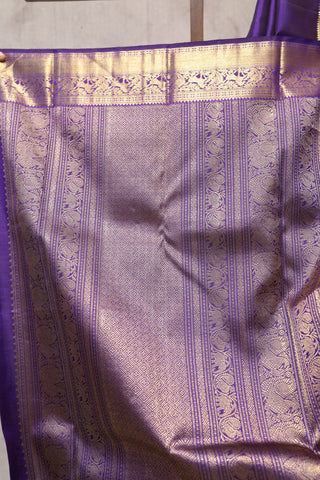 Violet Kanjeevaram Silk Saree-SRVKSS404