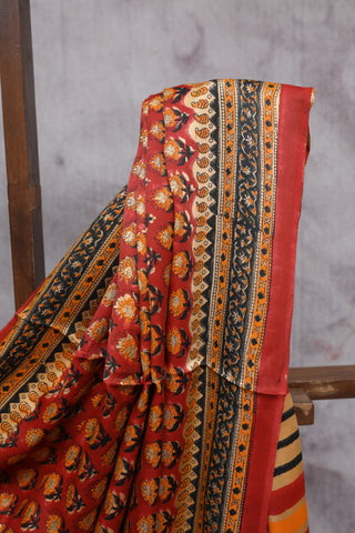 Red HBP Modal Silk Saree-  SRRMSS294