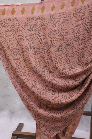 Light Pink HBP Modal Silk Saree-SRLPMSS312