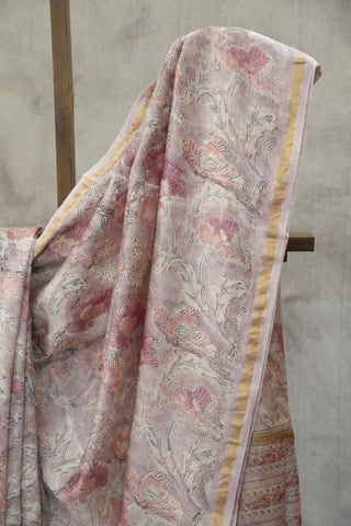 Pastel Pink HBP Cotton Silk Chanderi Saree - SRPPCSCS666