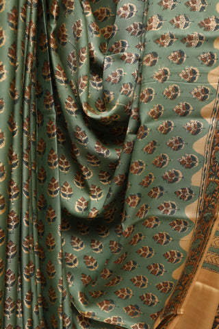 Moss Green HBP Modal Silk Saree-SRMGMSS296