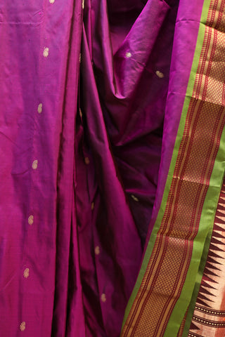 Purple Silk Paithani Saree - SRPSPS336