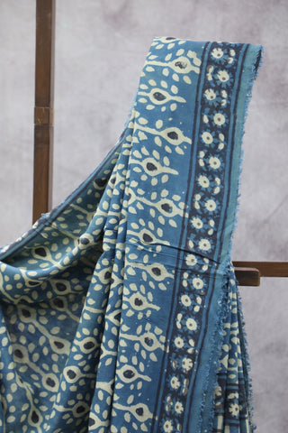 Indigo HBP Modal Silk Saree-SRIMSS336