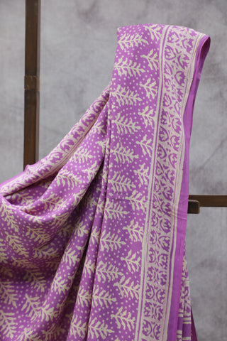 Purple HBP Modal Silk Saree - SRPMSS85EX