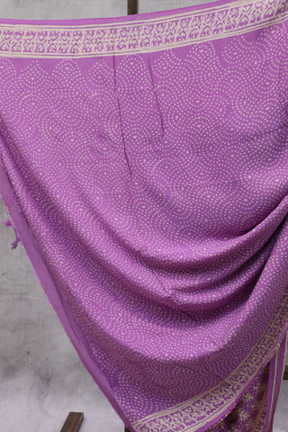 Purple HBP Modal Silk Saree - SRPMSS85EX