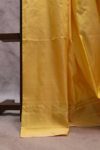 Yellow Silk Paithani Saree - SRYSPS338