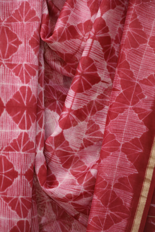 Dark Pink HBP Cotton Silk Chanderi Saree - SRDPCSCS688