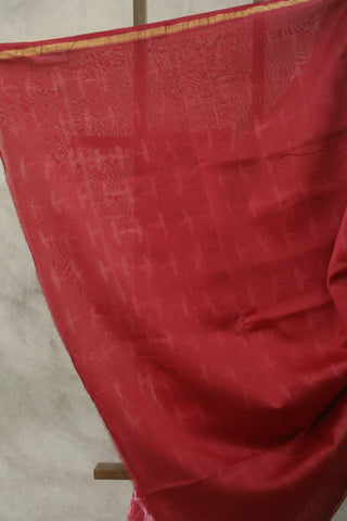 Dark Pink HBP Cotton Silk Chanderi Saree - SRDPCSCS688