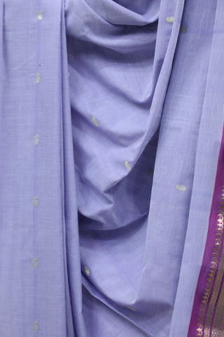 Lavender Cotton Paithani Saree-SRLCPS358