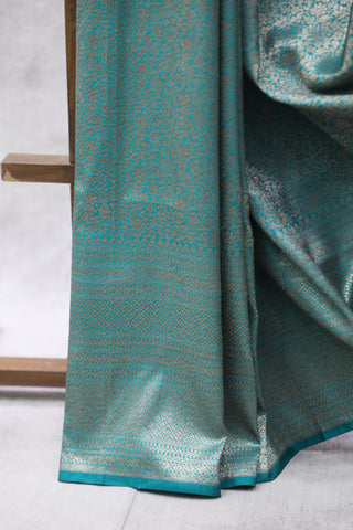 Green Banarasi Silk Saree-SRGSS16EX