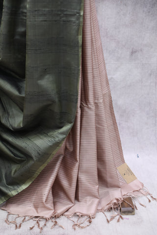 Olive Soft Silk Saree-SROSSS20EX