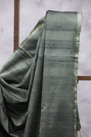 Olive Soft Silk Saree-SROSSS20EX