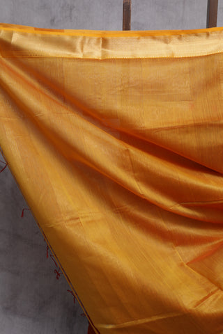 Brick Orange Cotton Silk Maheshwari Saree - SRBOCSMS328