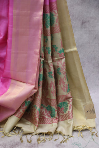 Pink Soft Silk Saree-SRPSSS44EX