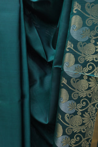 Dark Green Soft Silk Saree-SRDGSSS23EX