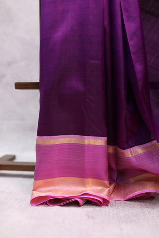 Purple Kanjeevaram Silk Saree-SRPKSS455