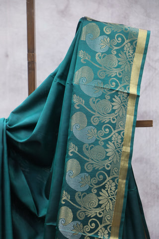 Dark Green Soft Silk Saree-SRDGSSS23EX