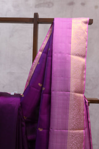 Purple Kanjeevaram Silk Saree-SRPKSS455