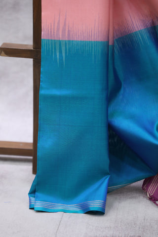 Aqua Green Soft Silk Saree-SRAGSSS28EX