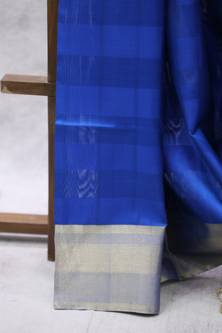 Royal Blue Soft Silk Saree-SRRBSSS45EX