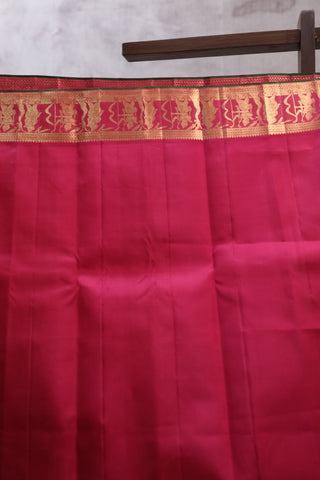 Yellow Kanjeevaram Silk Saree-SRYKSS450