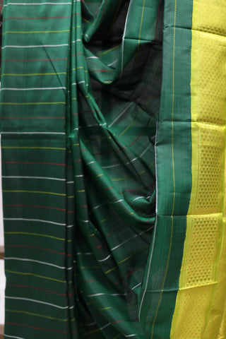 Green Kanjeevaram Silk Saree-SRGKSS445