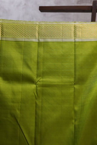 Green Kanjeevaram Silk Saree-SRGKSS445